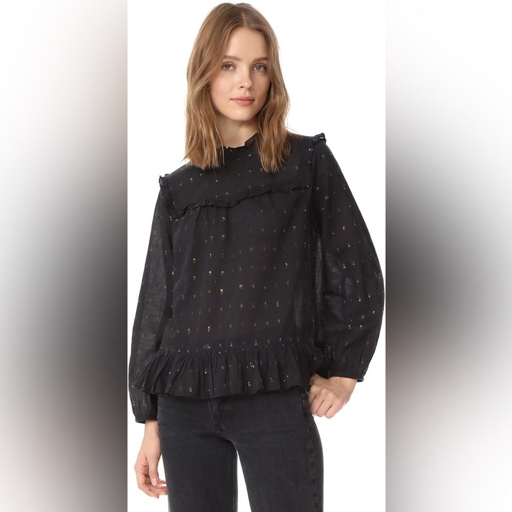 JOIE GIANELLA RUFFLE TOP